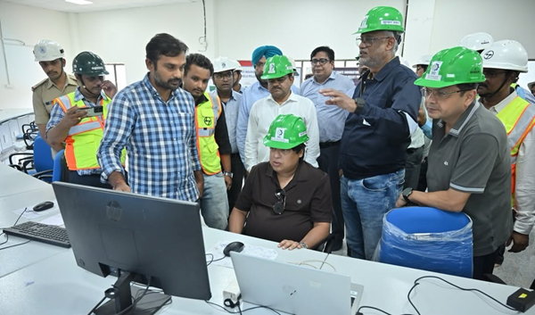 NMDC CMD reviews progress at Pellet Plant